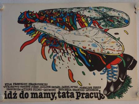 Sei still Jerome, Mama arbeitet! originales polnisches Filmplakat